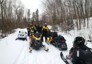Snowmobiling Northern Ontario