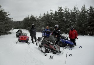 Aubrey Falls Snowmobiling