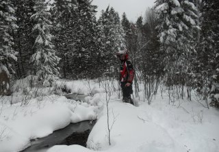 Aubrey Falls Snowmobiling
