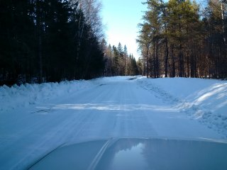 North of Sault Ste. Marie - Spring Snowmobiling