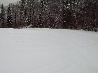 Snowmobiling in October